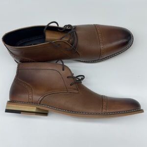 NIB Bar III Men's Allan Tan Chelsea Boots Size 11.5